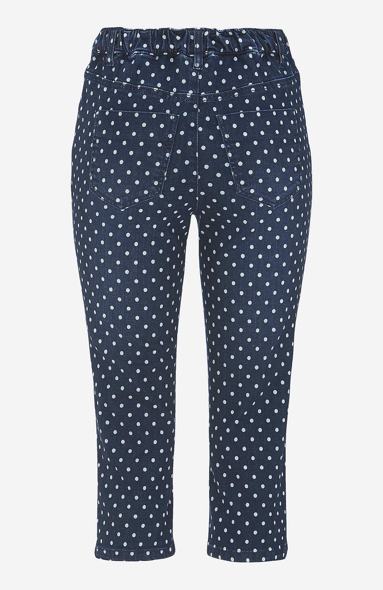 Bekväma, prickiga caprijeggings Noomi
