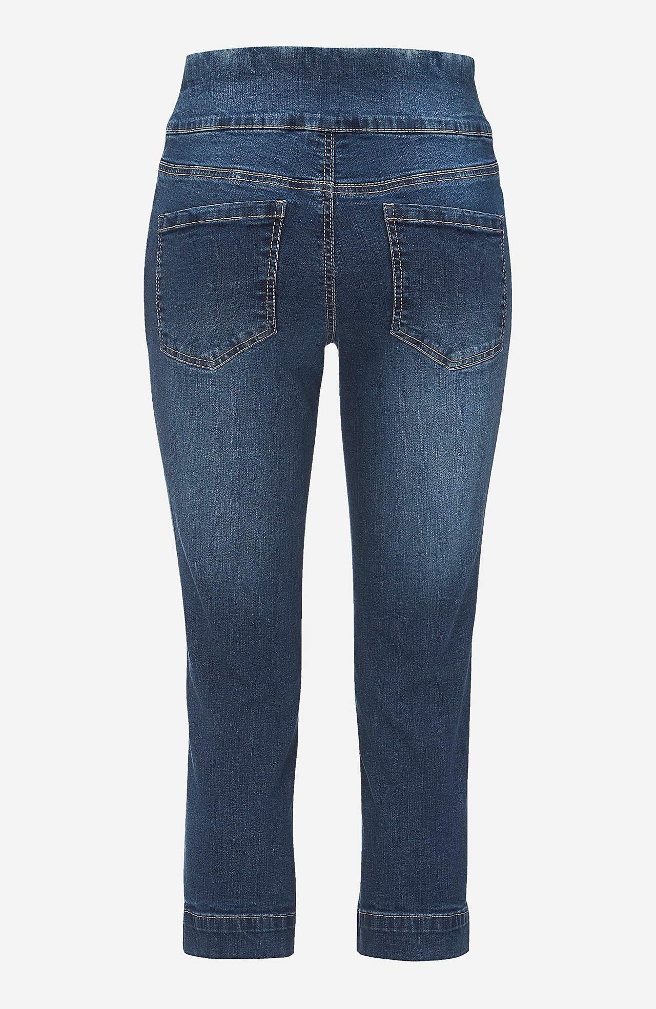 Supersköna caprijeggings i denim Elin