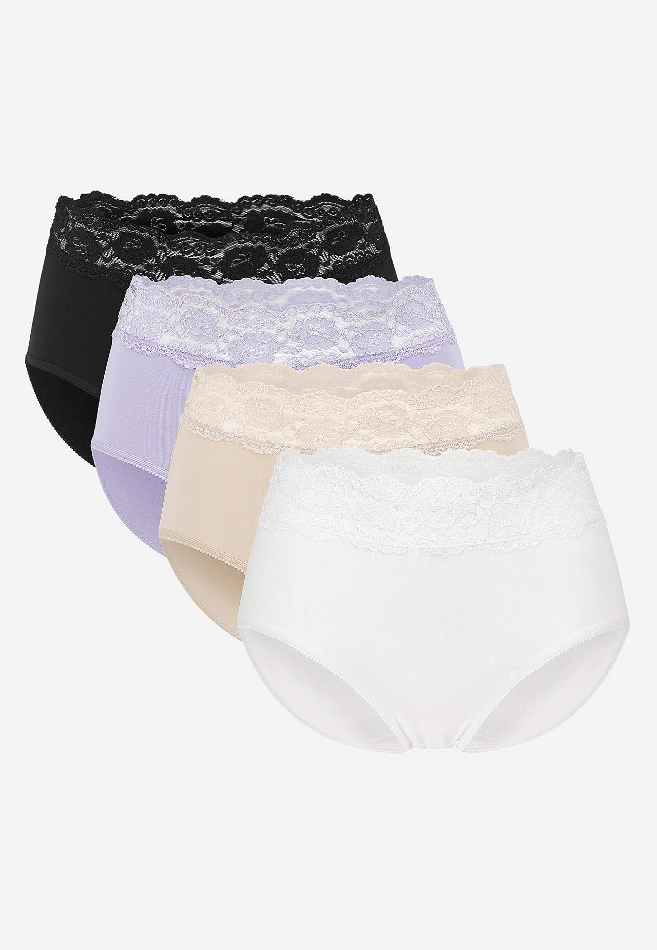 Miditrosa i bomull 4-pack