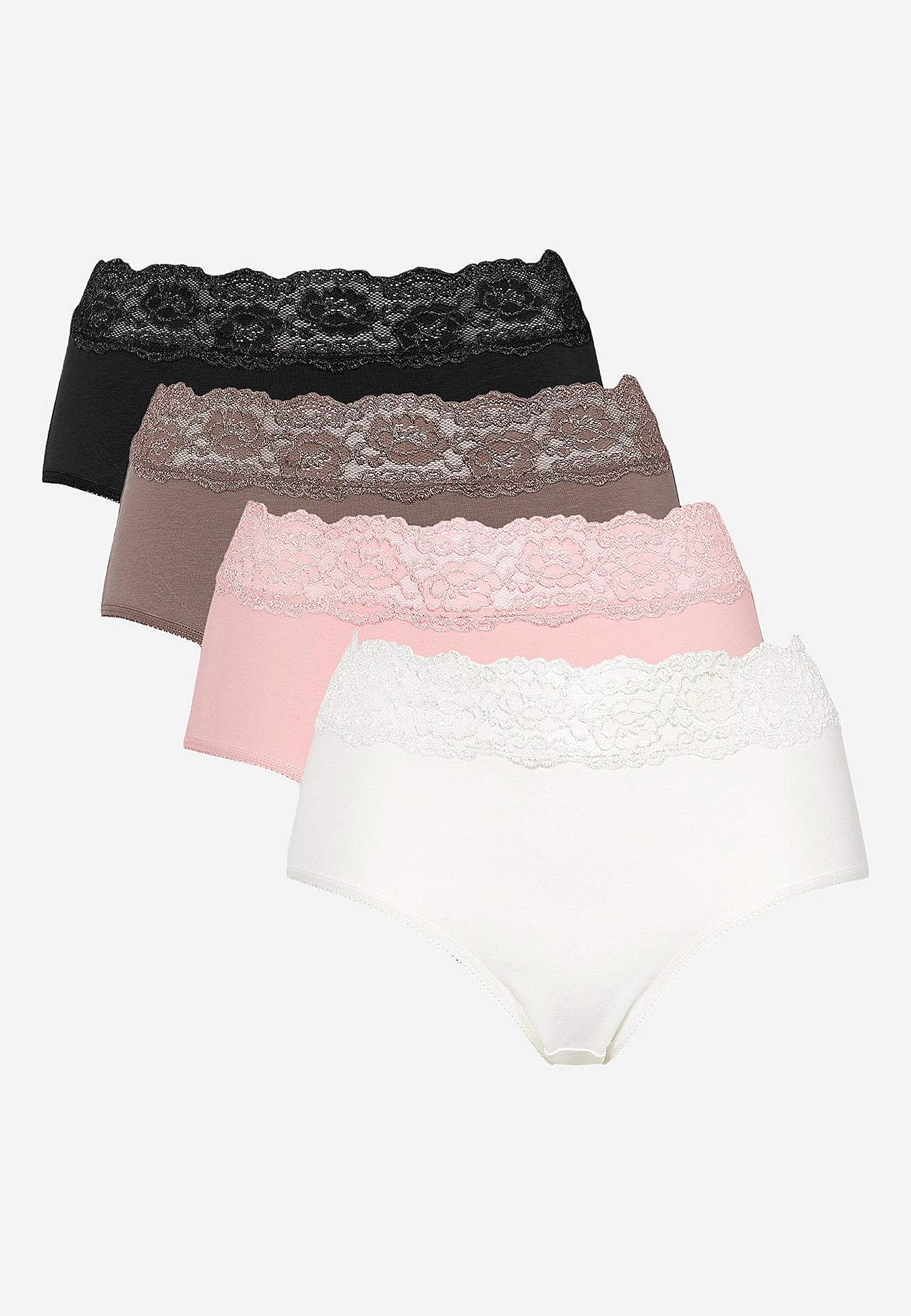 Miditrosa i bomull 4-pack