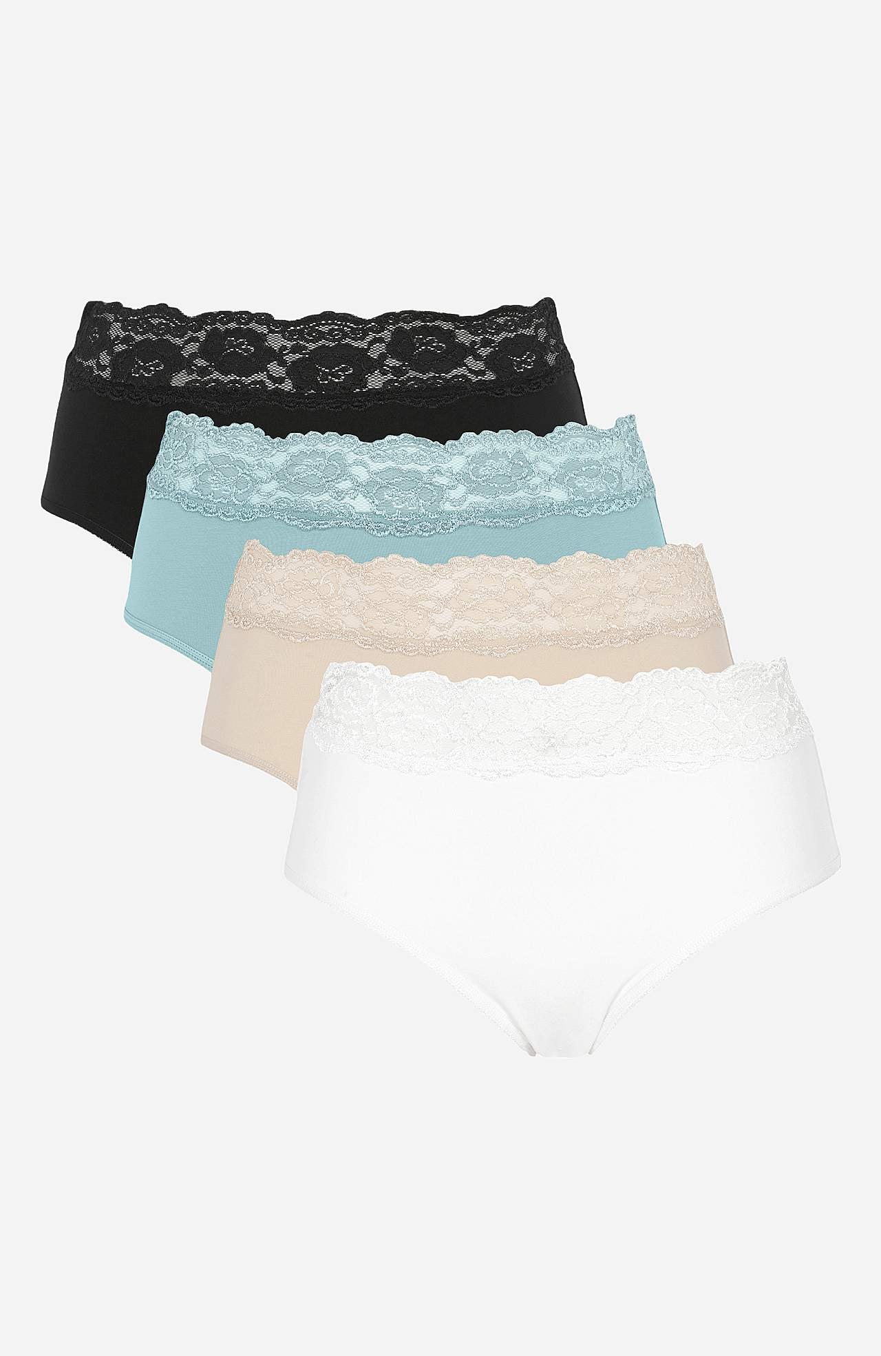 Miditrosa i bomull 4-pack