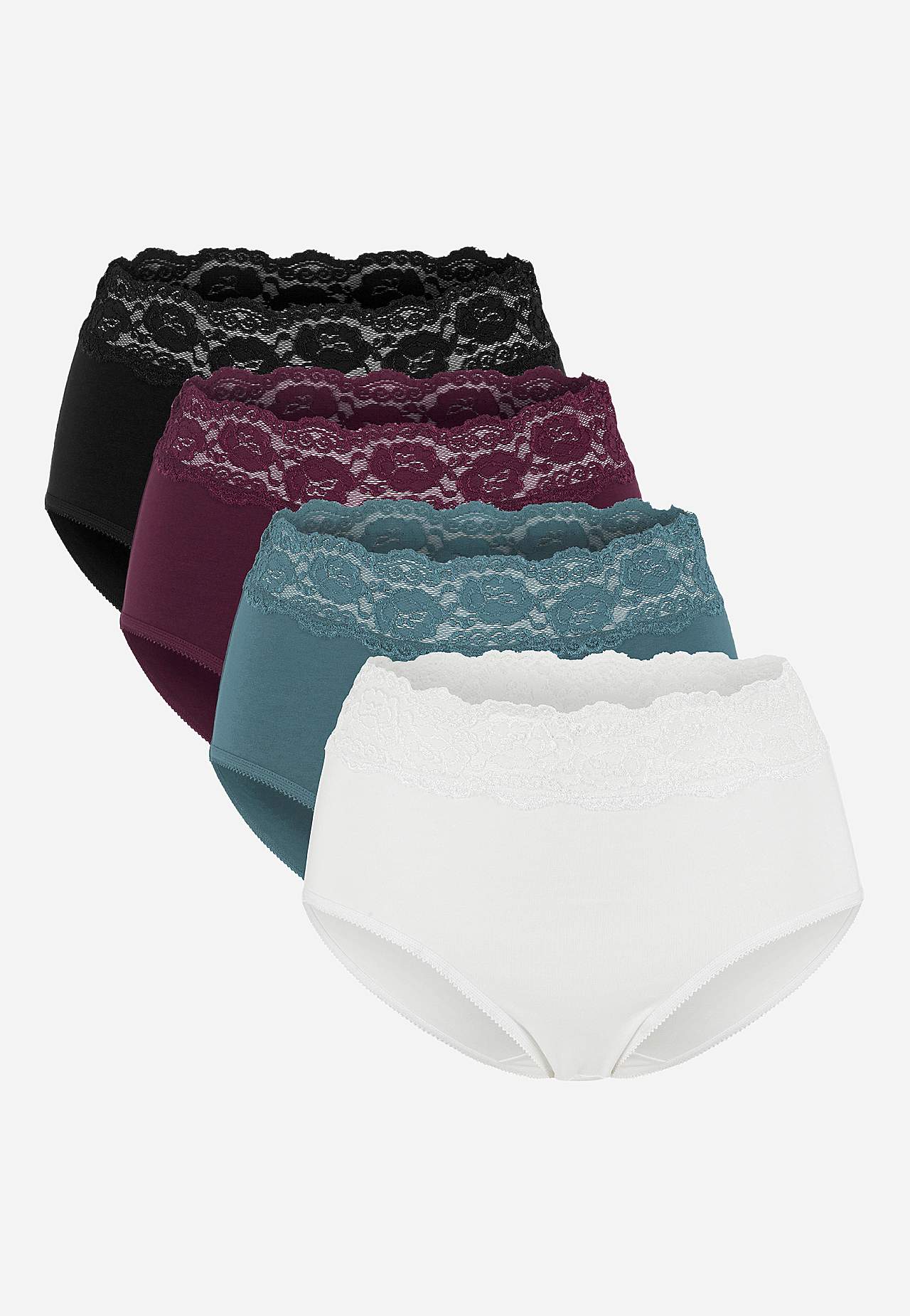 Miditrosa i bomull 4-pack