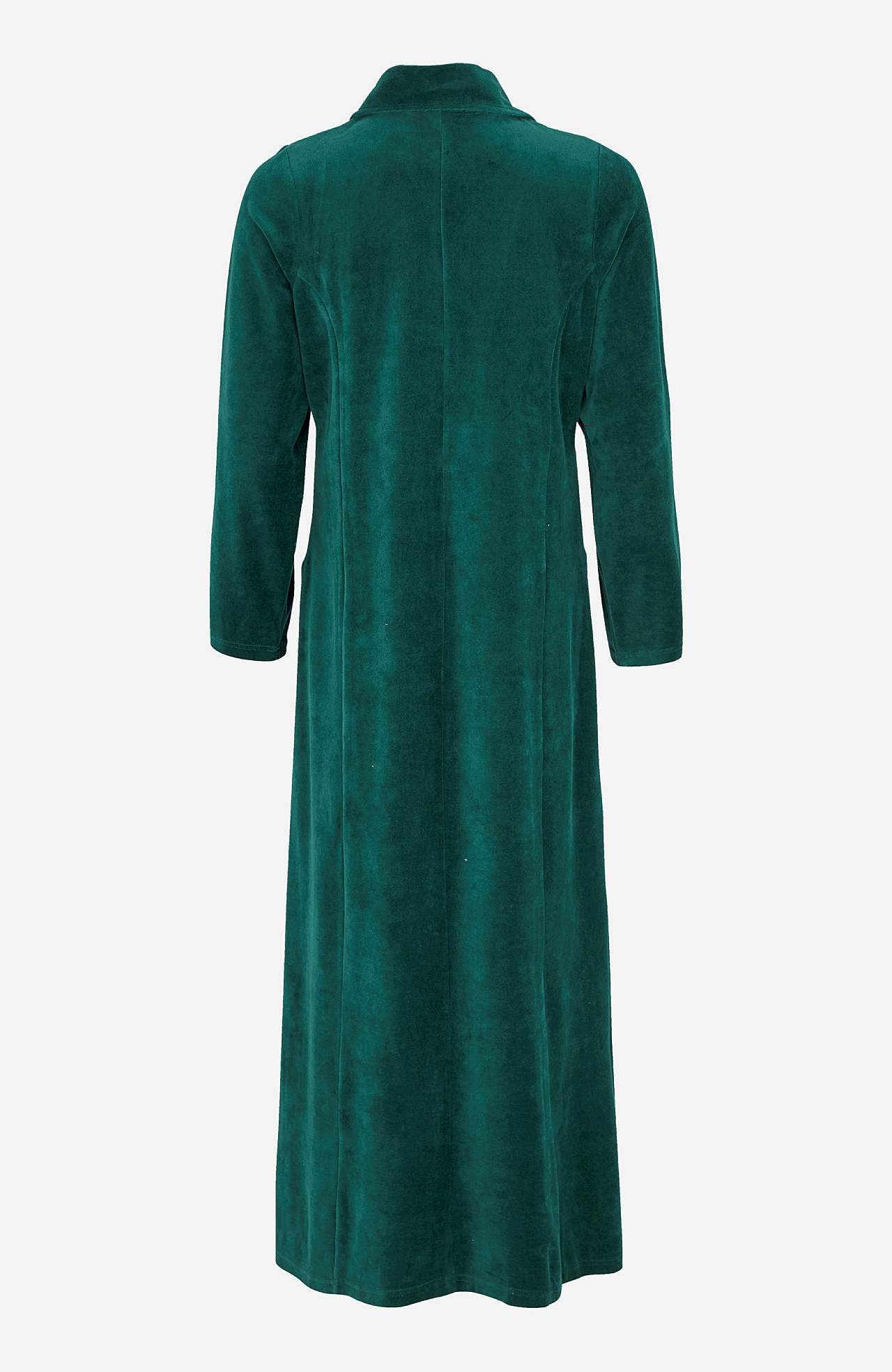 Lång morgonrock i velour