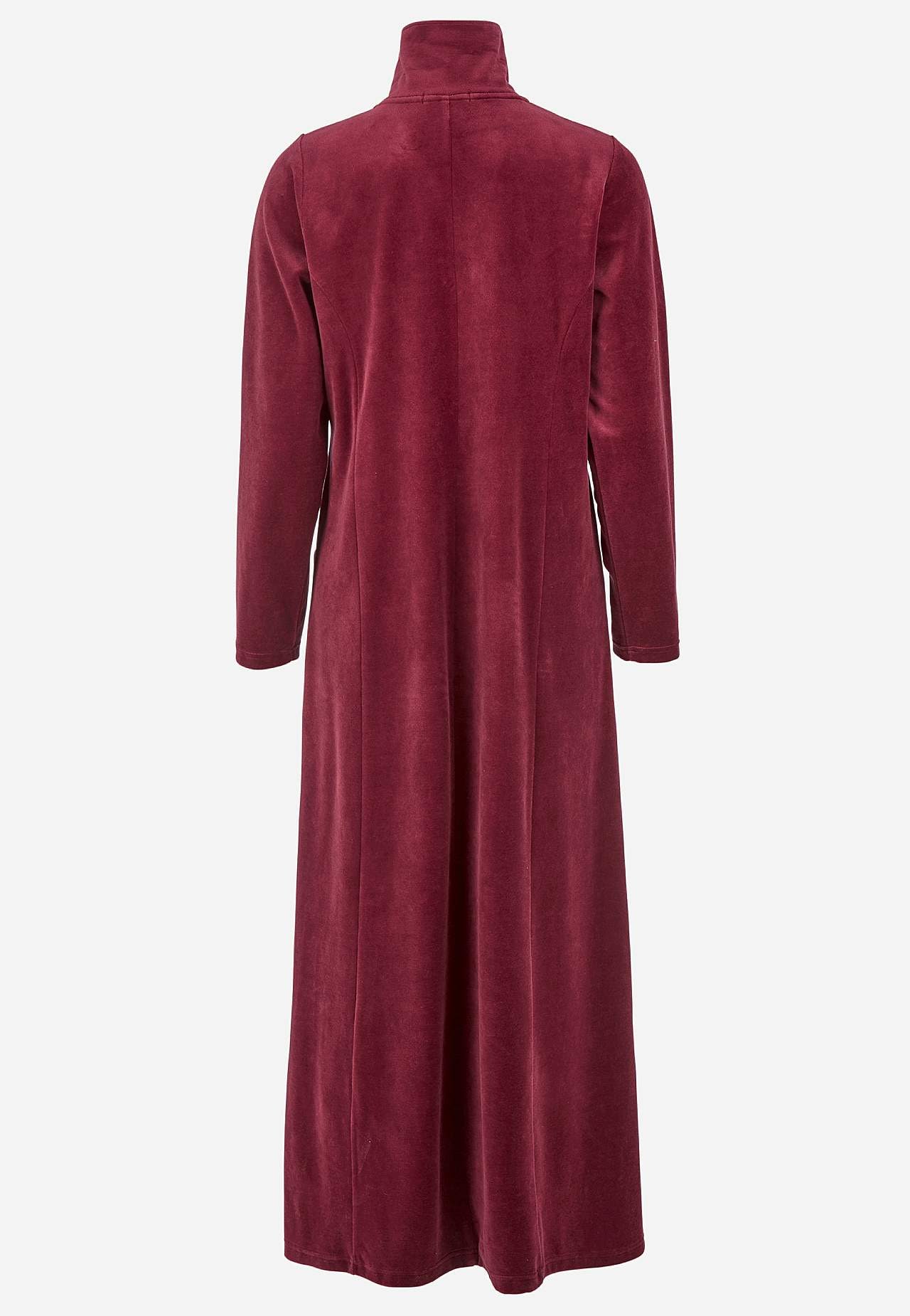 Lång morgonrock i velour