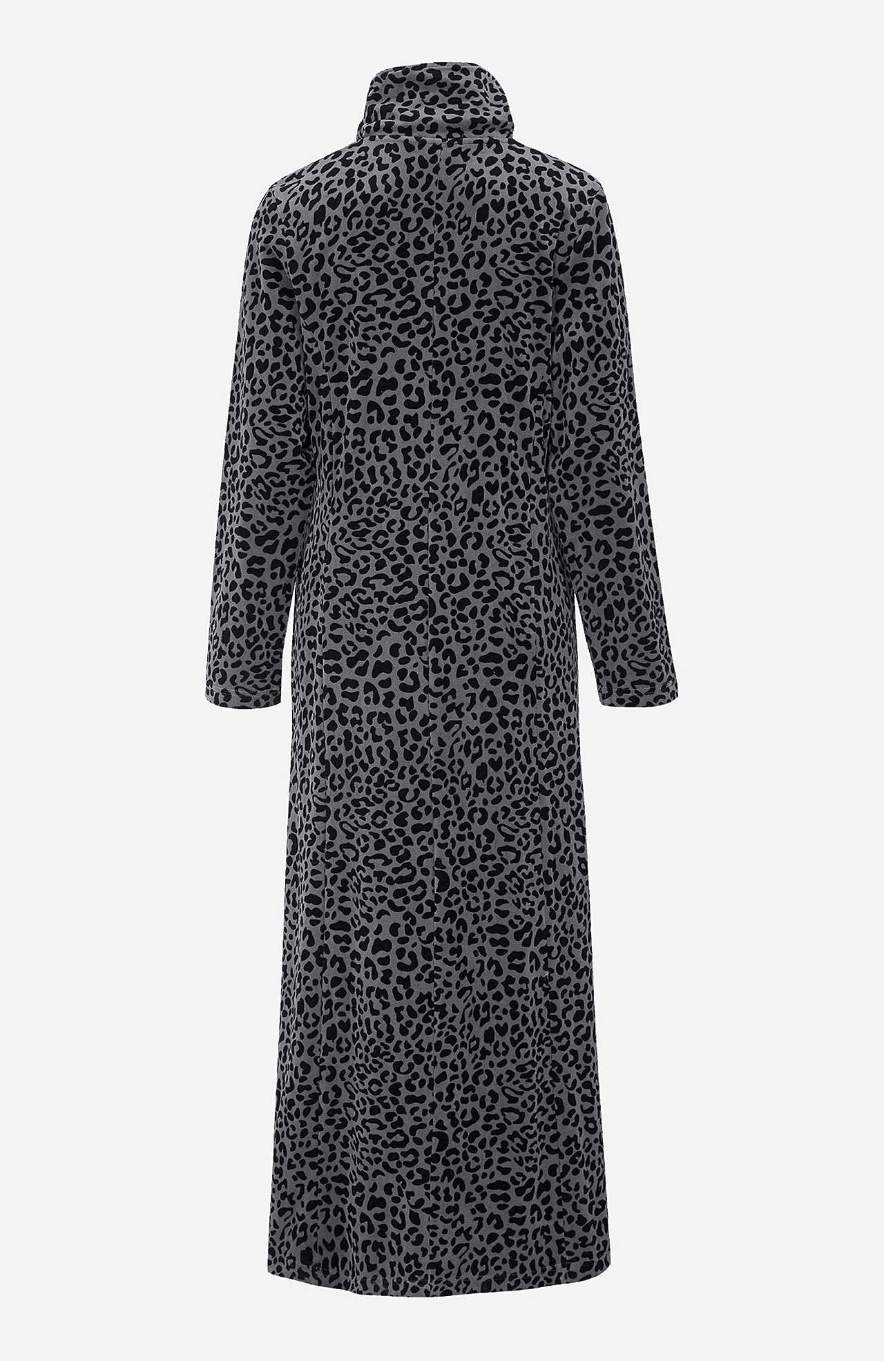 Lång morgonrock i velour