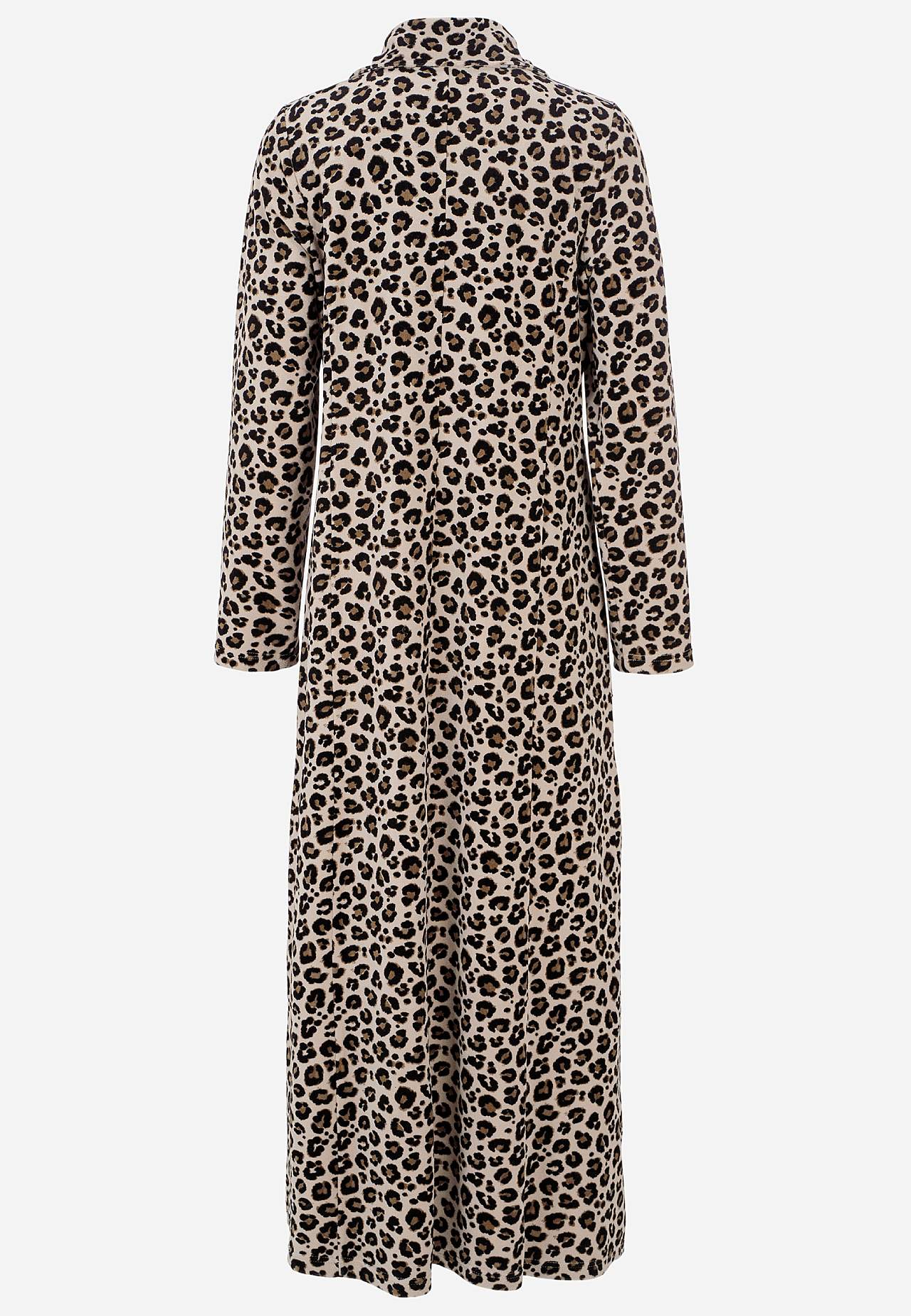 Lång morgonrock i velour Wilma