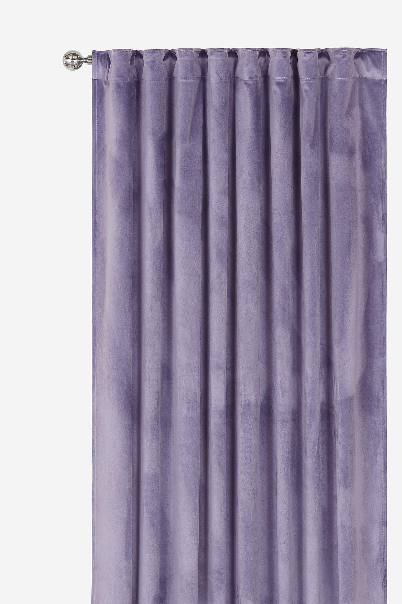 Gardinlängd sammet 2-pack