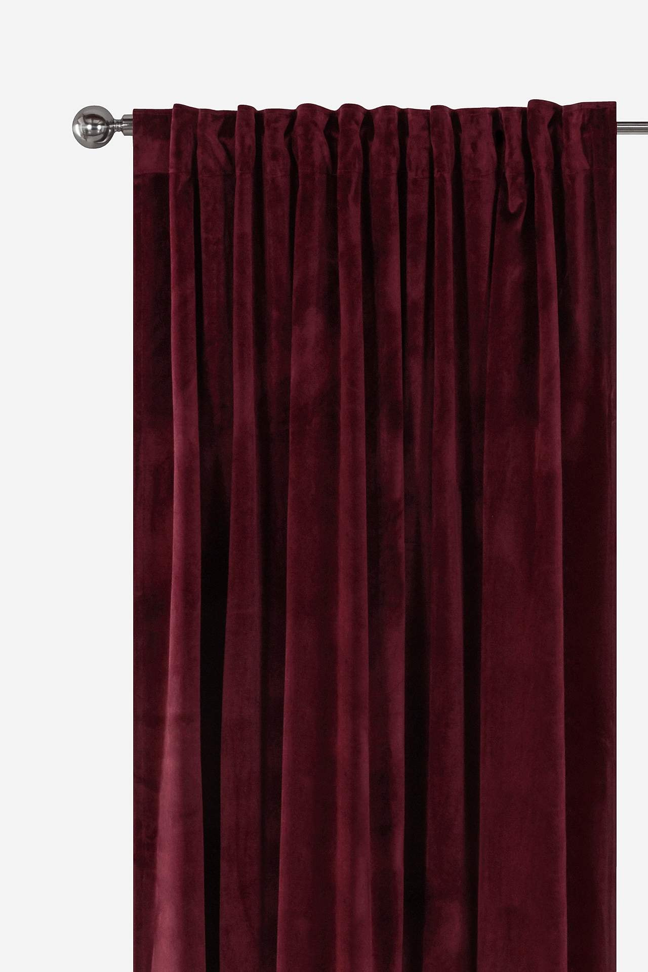Gardinlängd sammet 2-pack