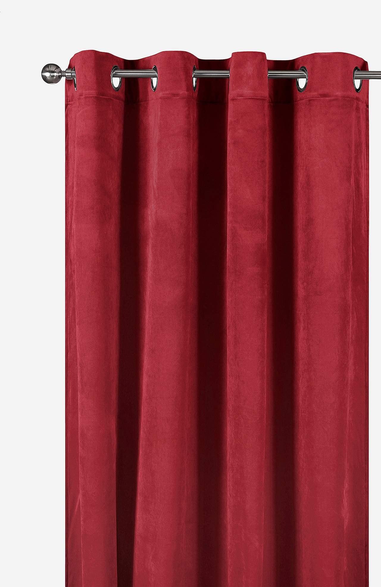 Sammetslängder med öljetter 2-pack