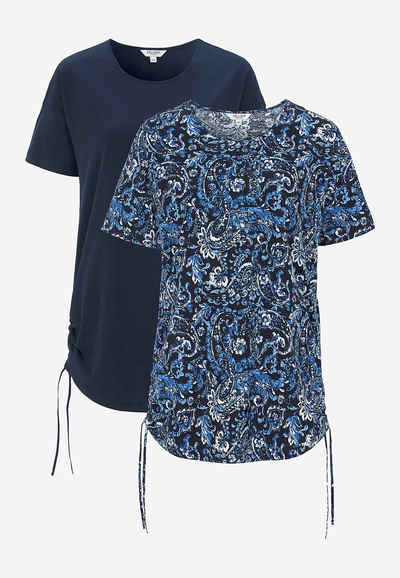 Lång trikåtopp Vilde 2-pack