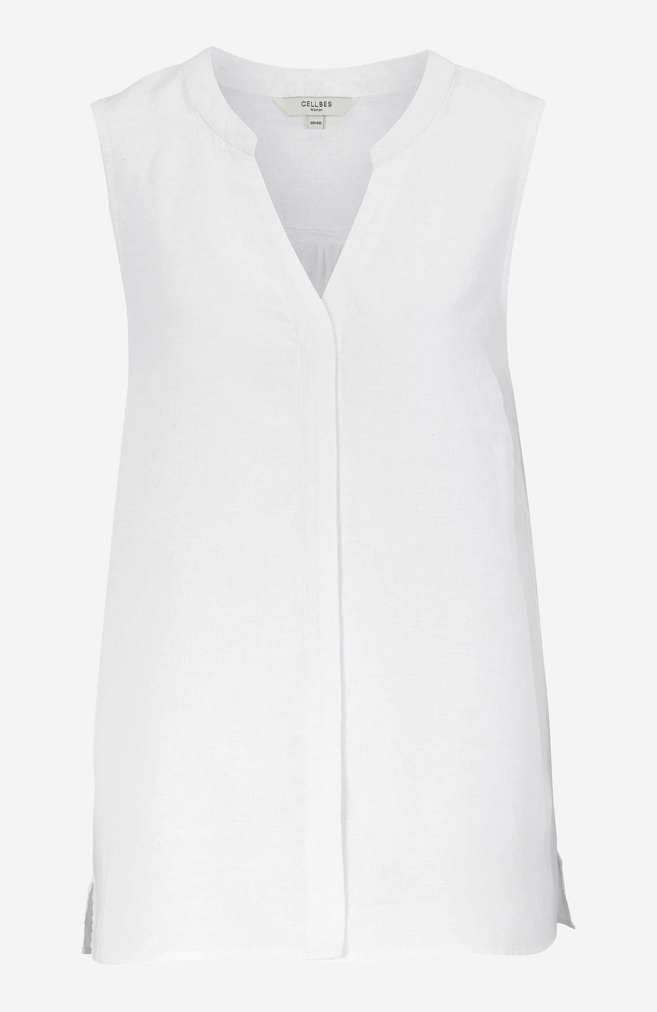 Linneblus Premium med ärmlös design