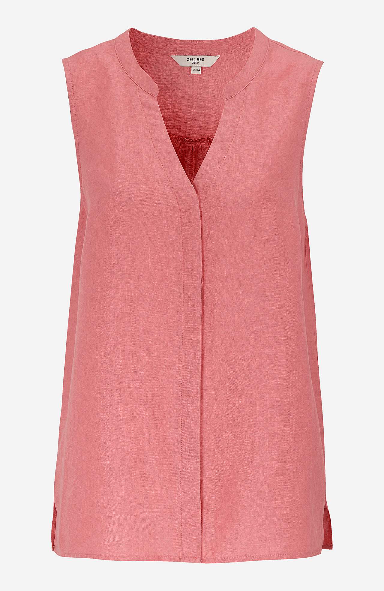 Linneblus Premium med ärmlös design