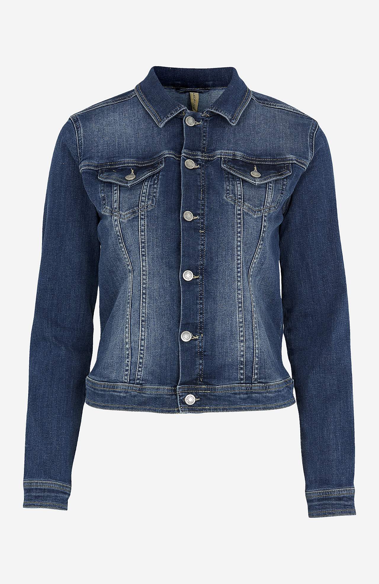 Figursydd jeansjacka