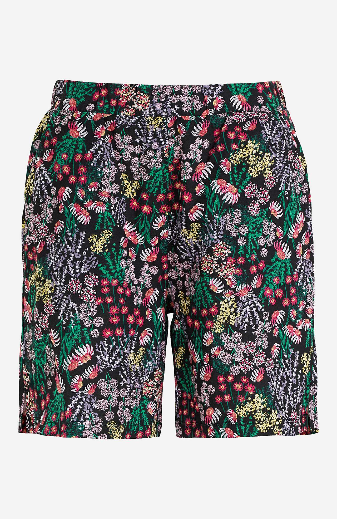 Mönstrade shorts i trikå Mia