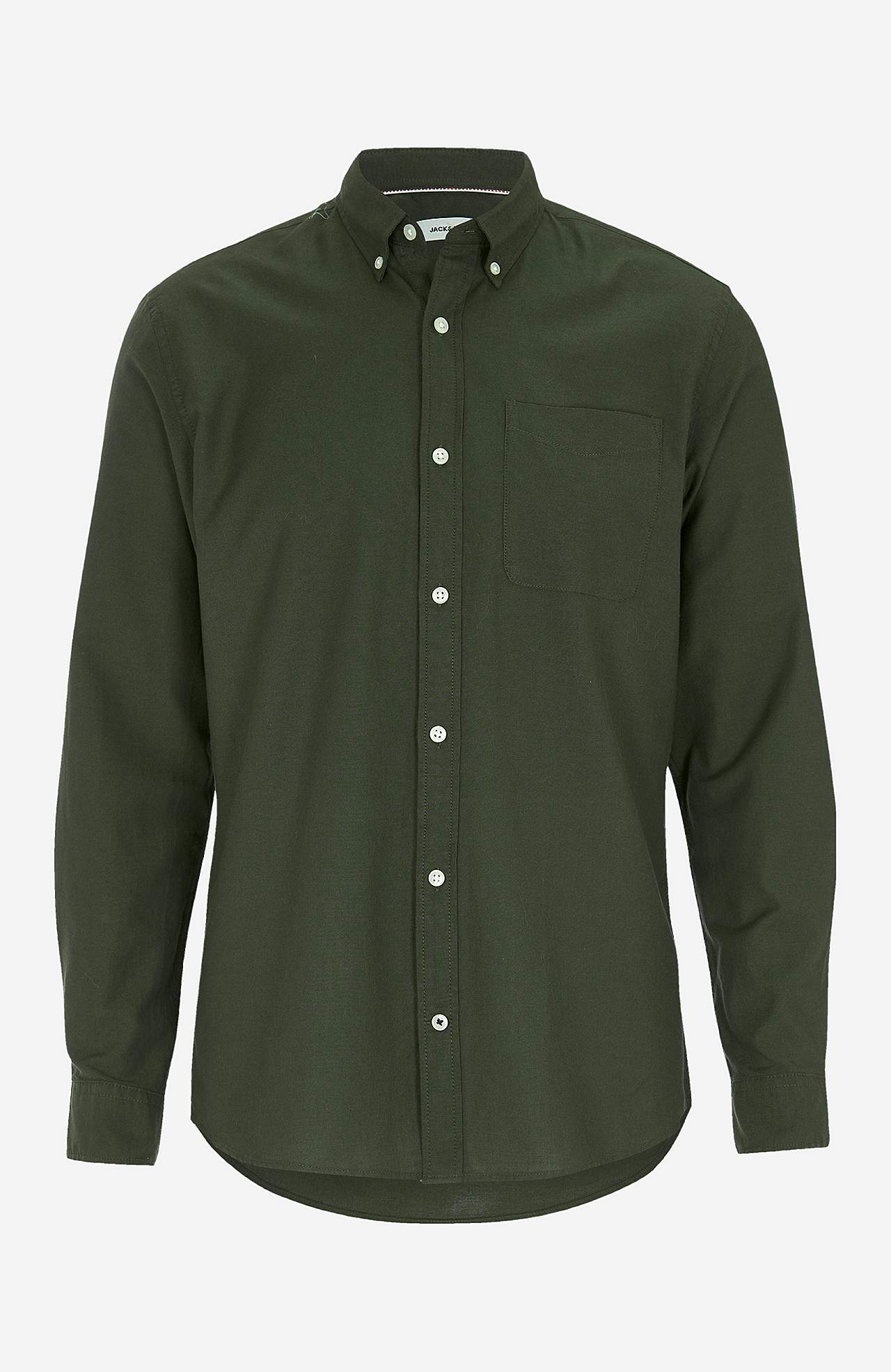 Stilren skjorta med button down-krage
