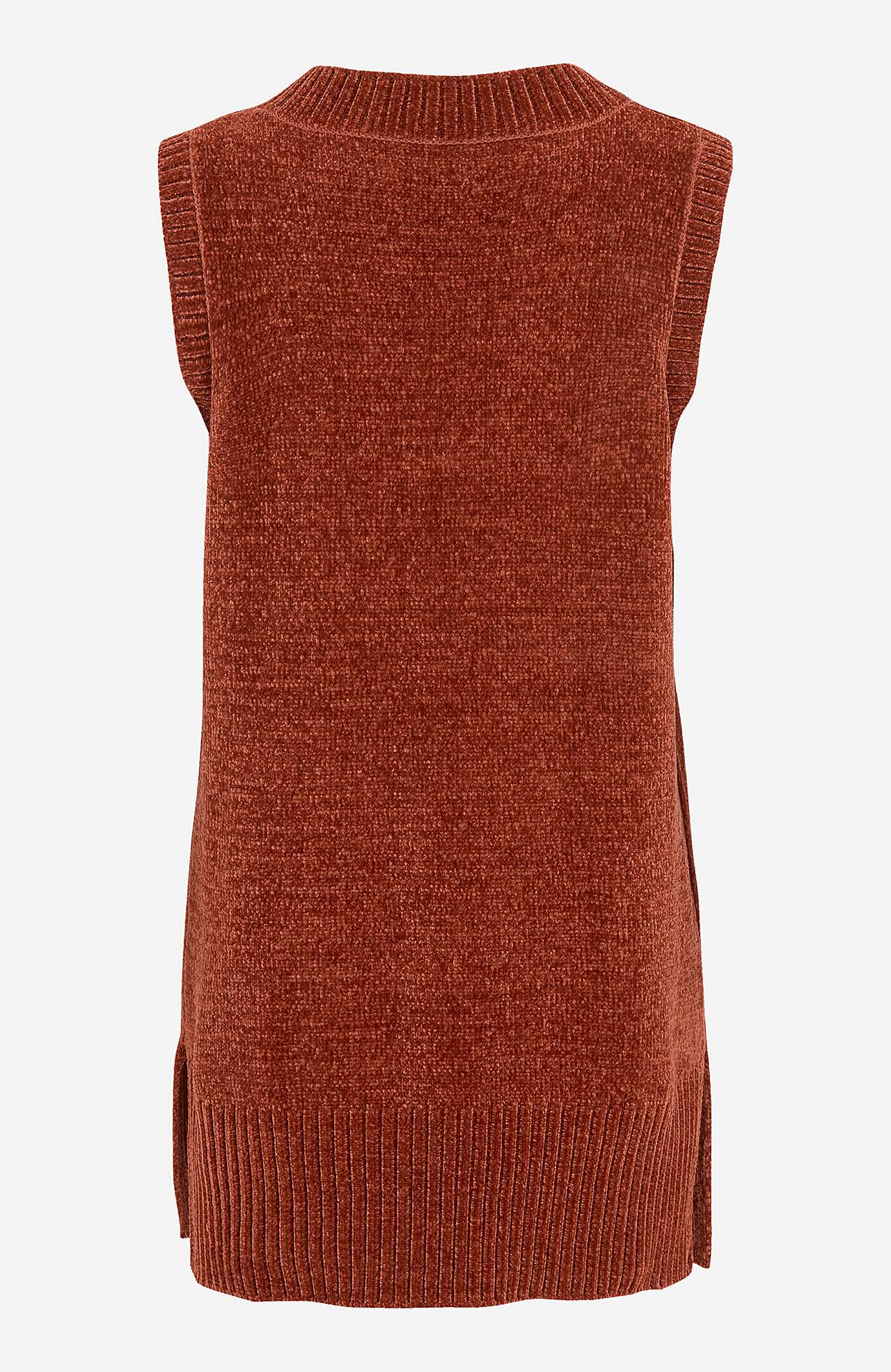 Mjuk väst i chenille