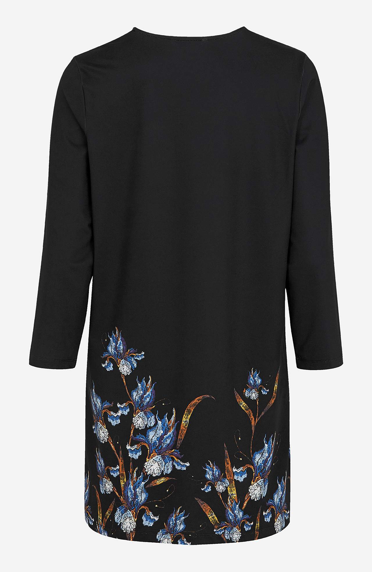 Trikåtunika med blommönster Nelly
