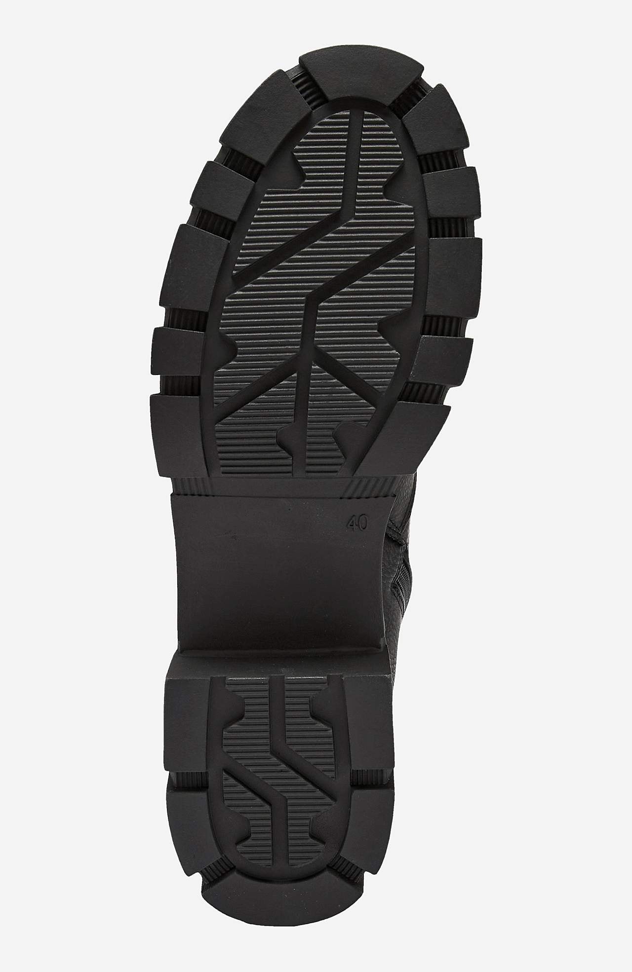 Höga chelseaboots med dragkedja på insidan