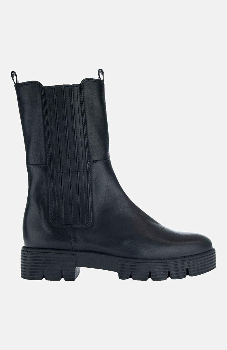 Höga chelseaboots med dragkedja