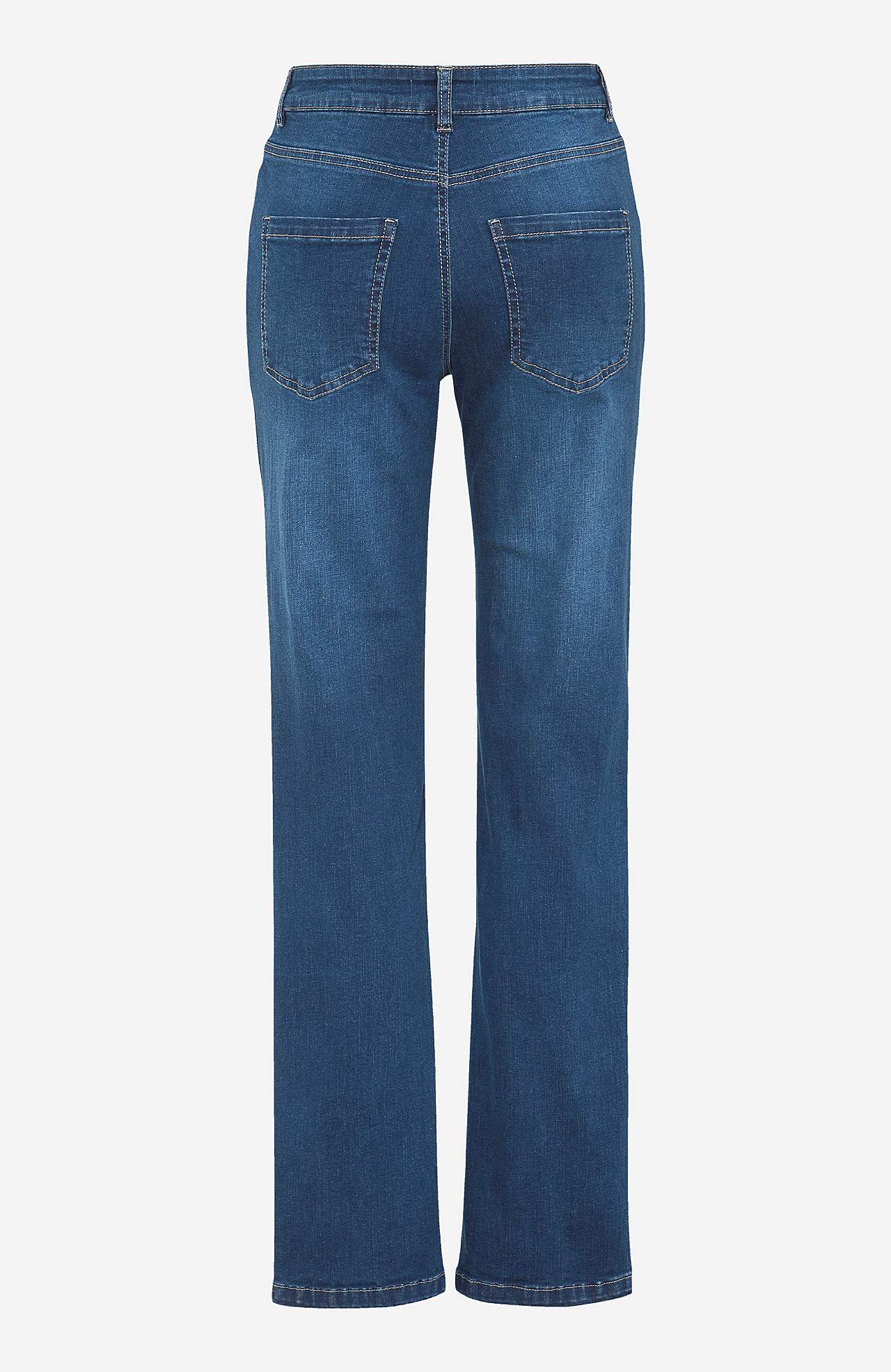 Stretchjeans med rakt ben - tre längder