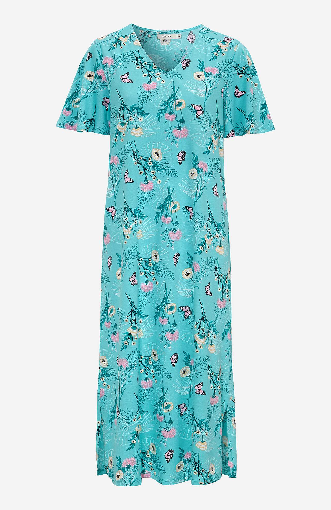Kortärmat nattlinne Anne