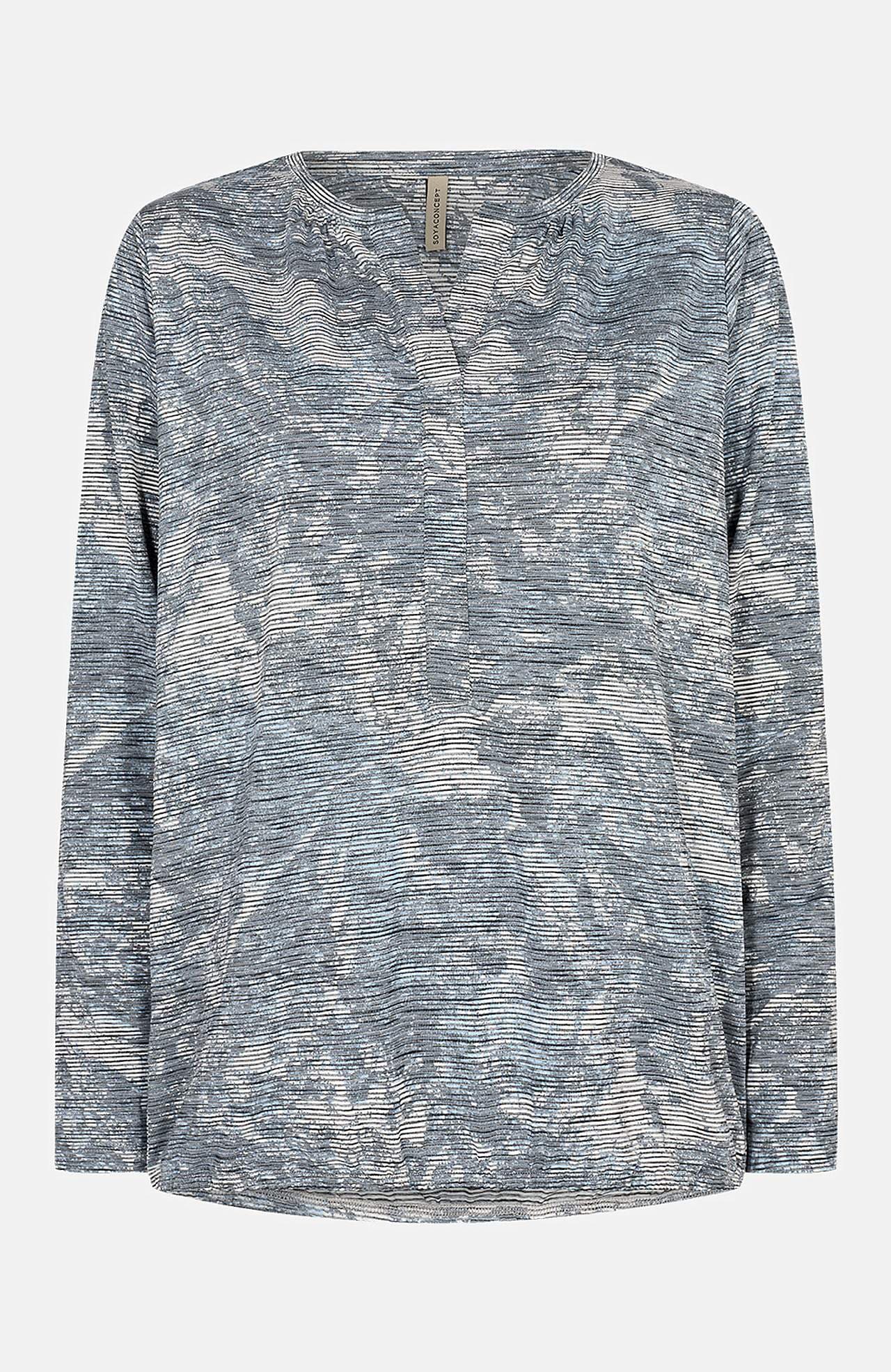 Mönstrad jerseytopp