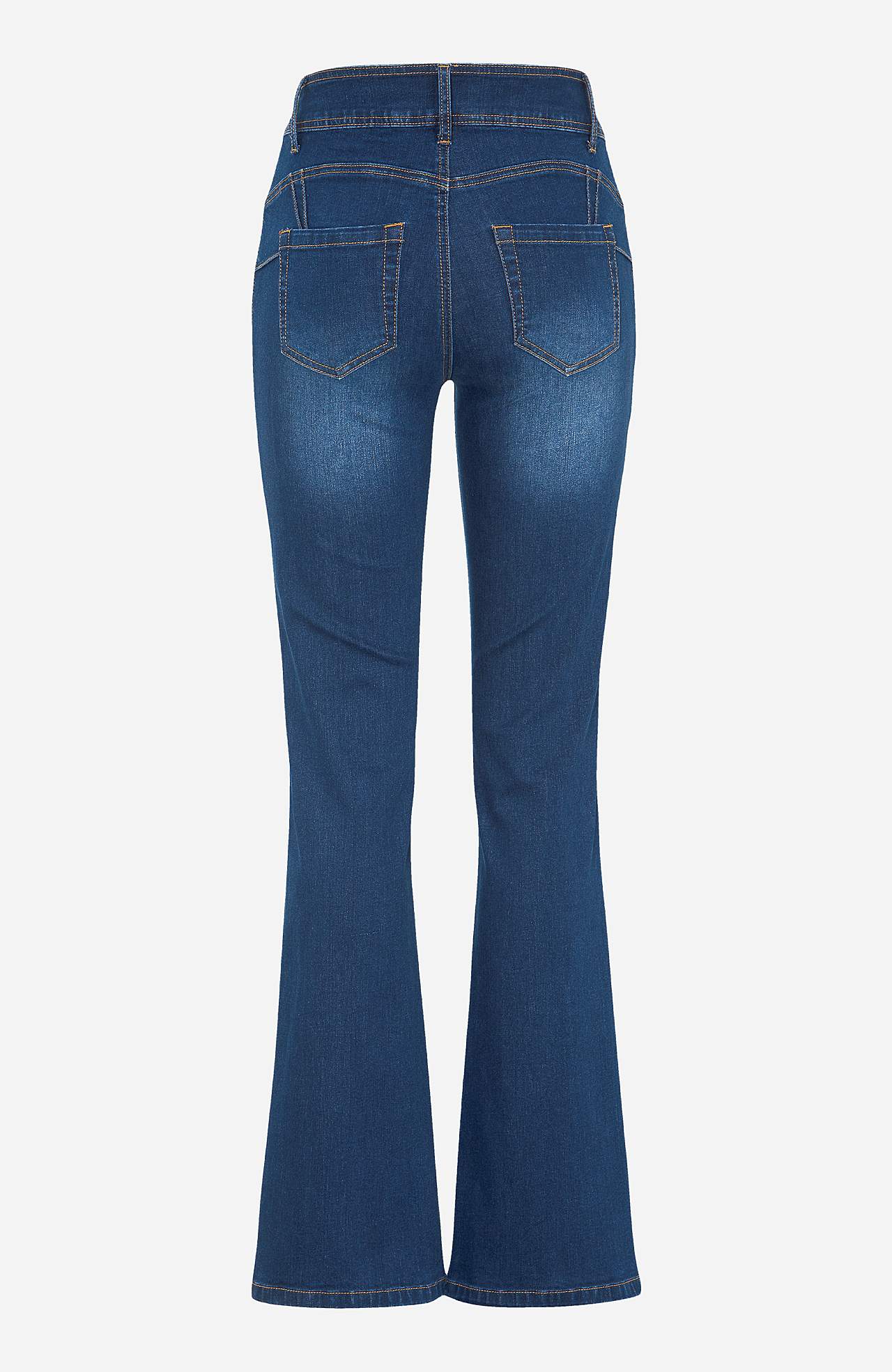Superstretchiga shapingjeans med bootcut