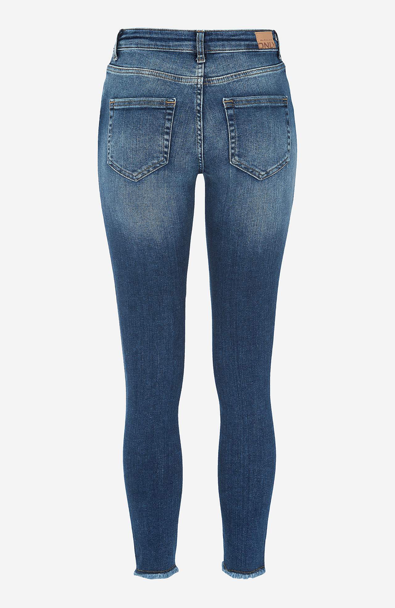 Superstretchiga ankeljeans med skinny fit
