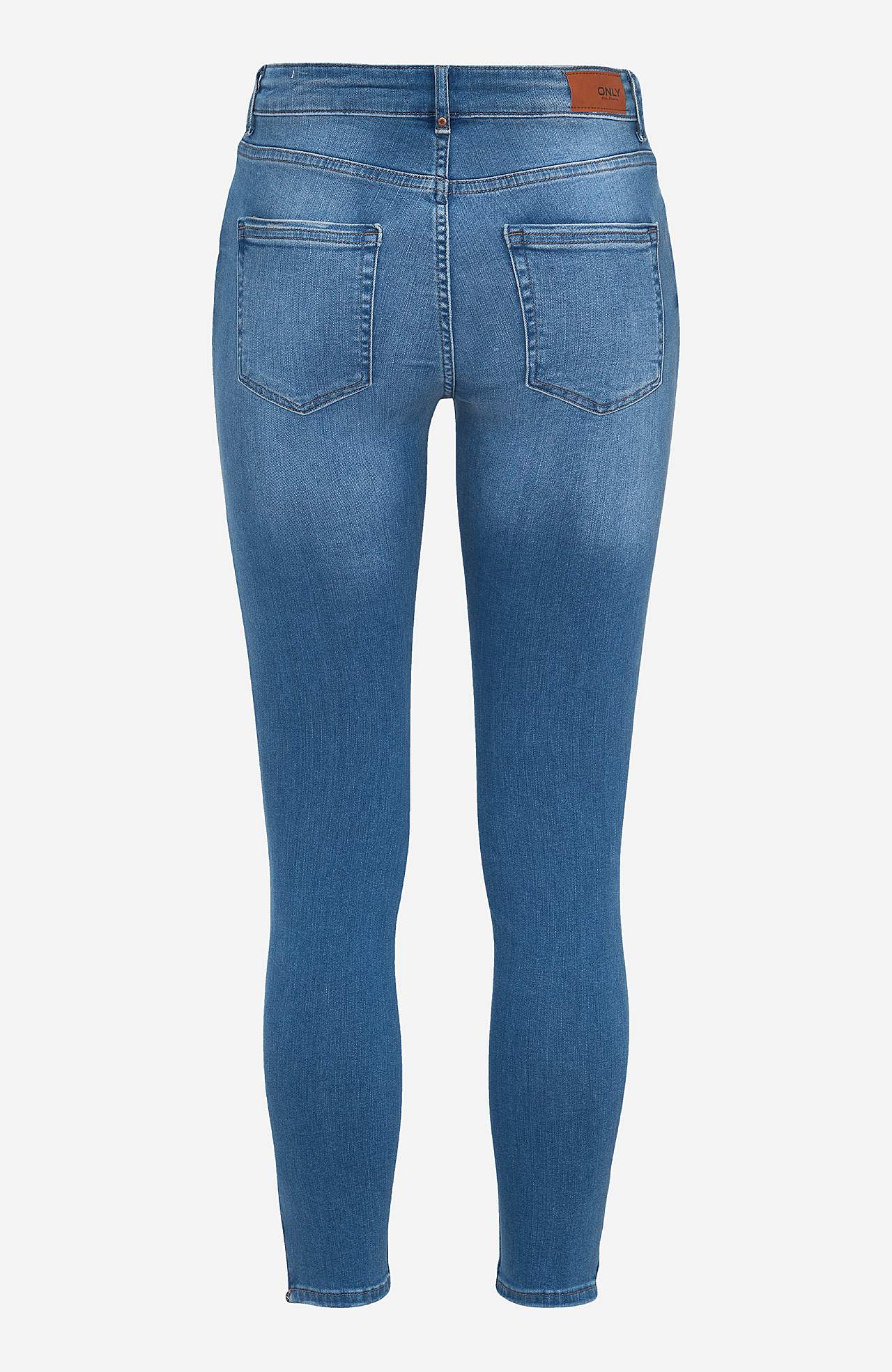 Superstretchiga ankeljeans Blush