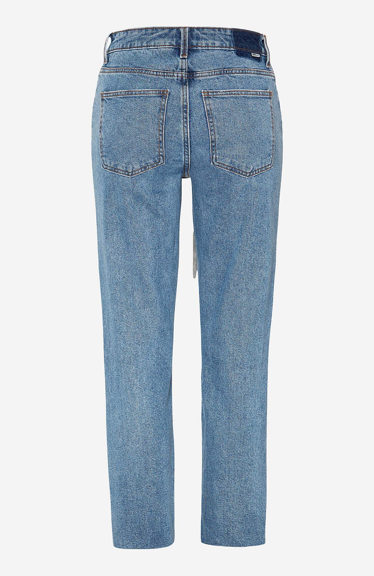 Bekväma jeans med hög midja Emily Button