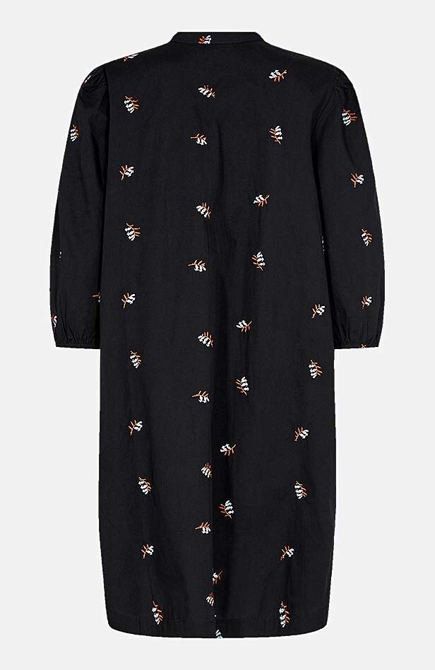 Broderad bomullsklänning Rinai