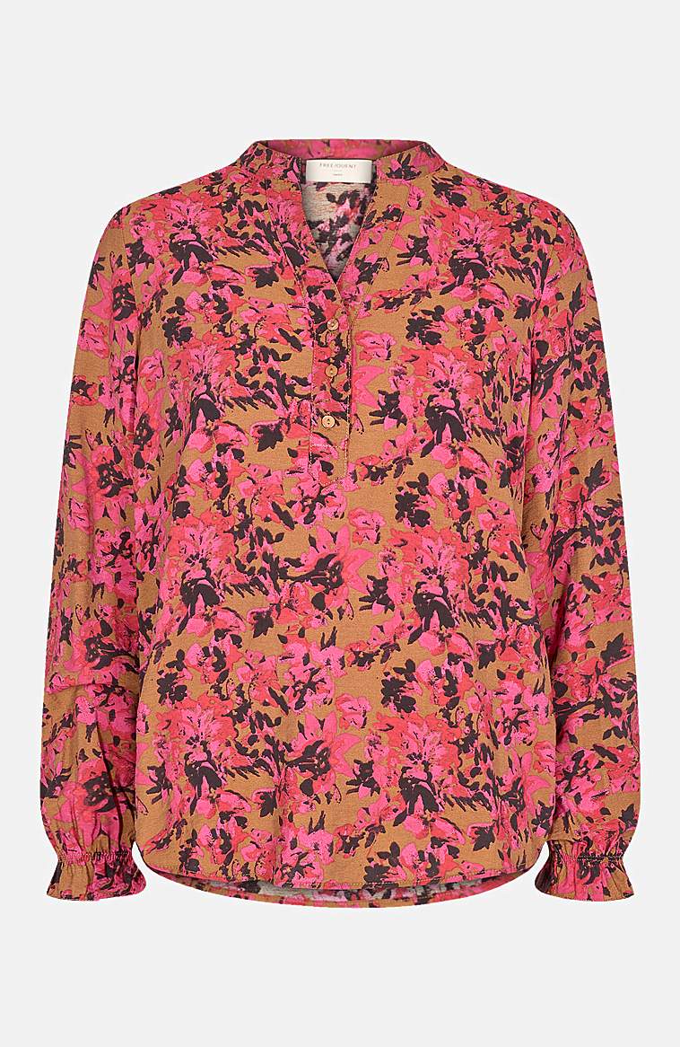Mönstrad blus Adriane