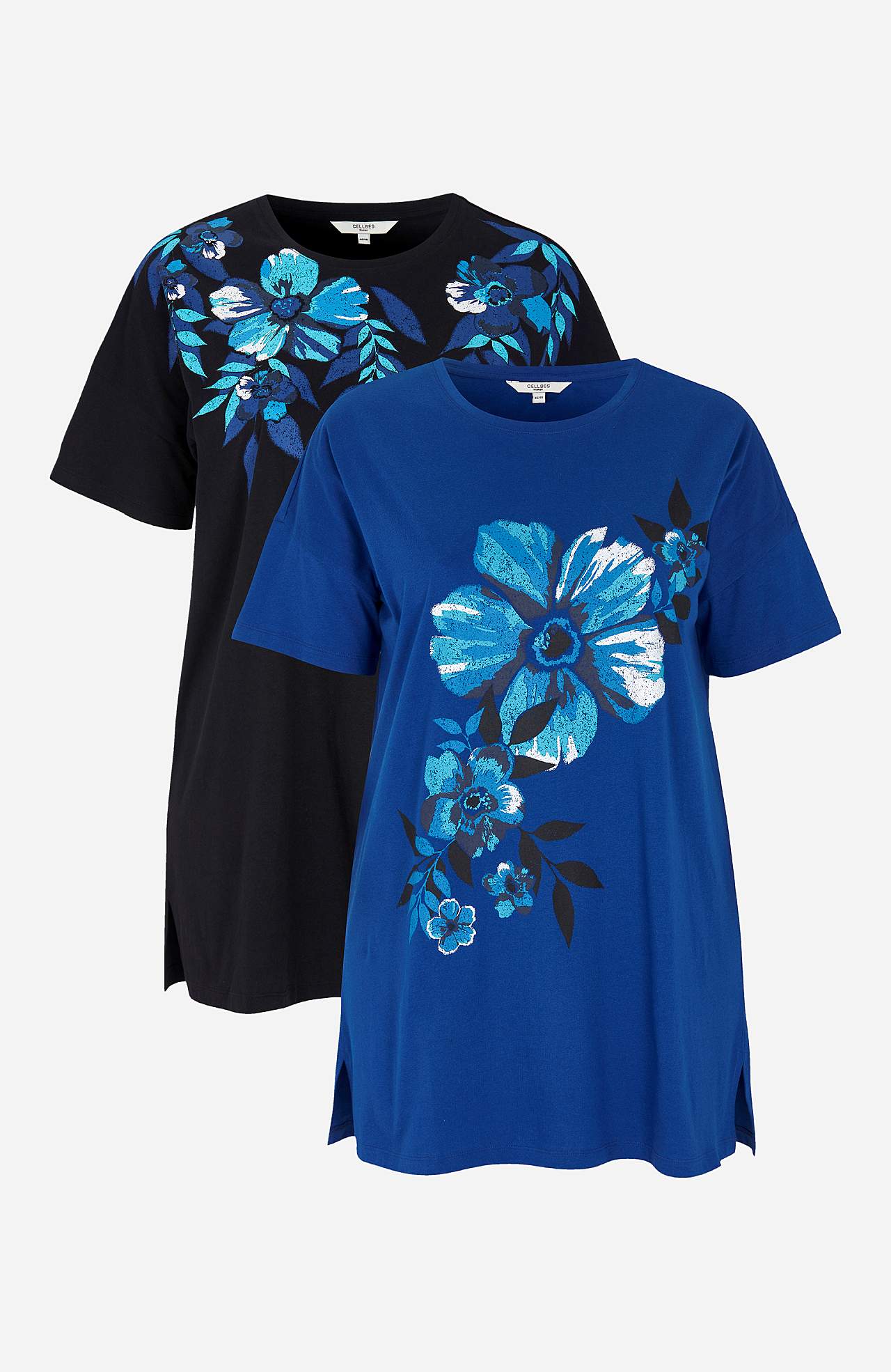Lång t-shirt Teerece 2-pack