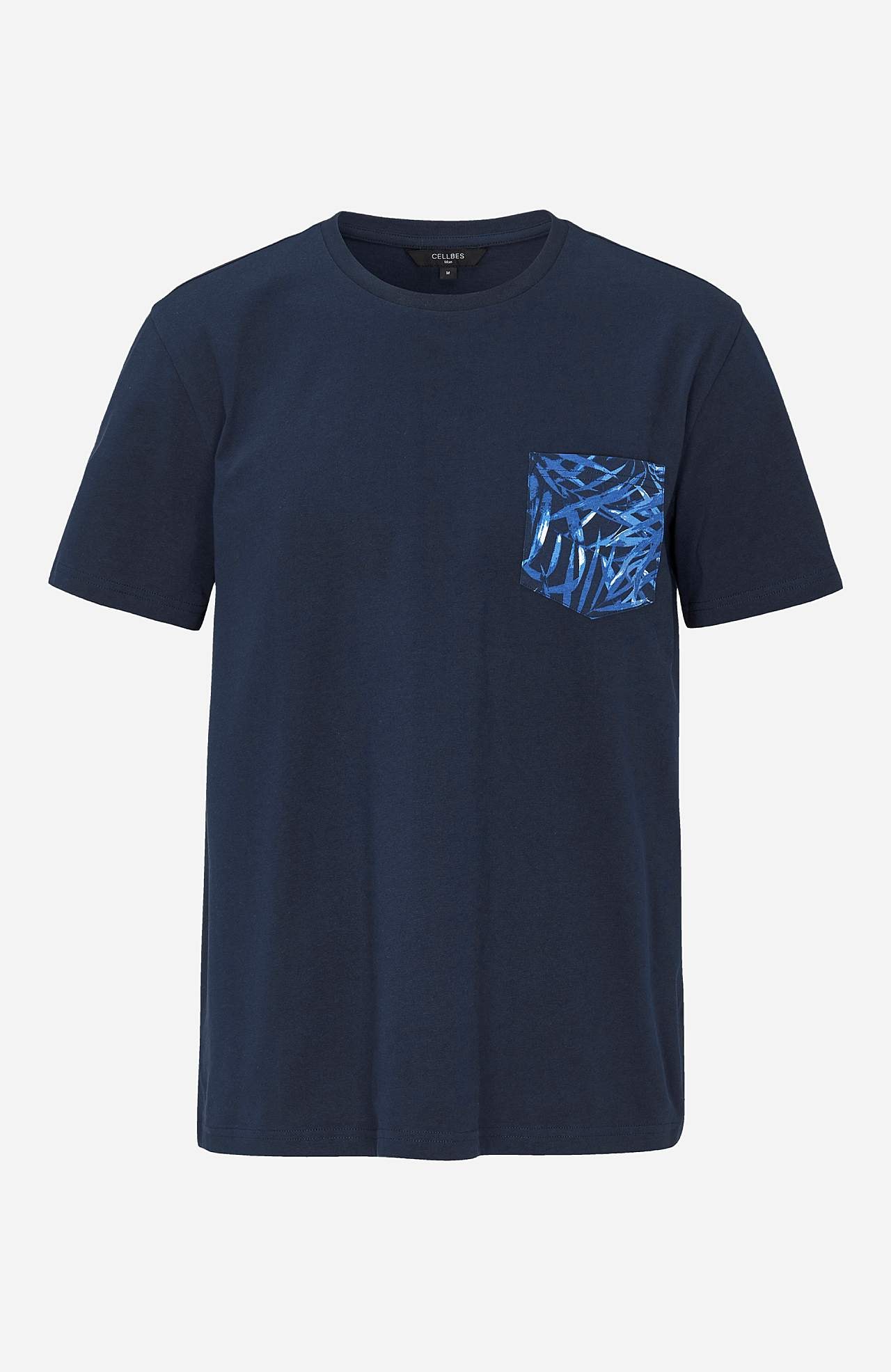 T-shirt med bröstficka Elon 2-pack