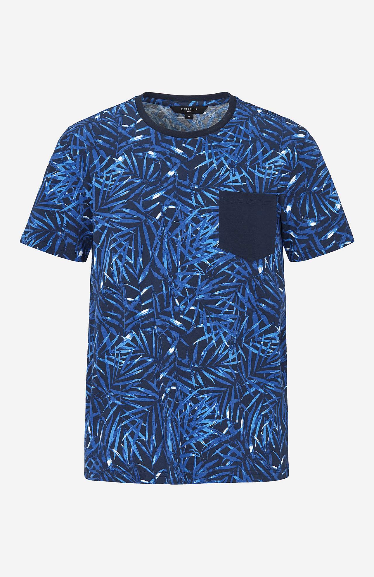 T-shirt med bröstficka Elon 2-pack