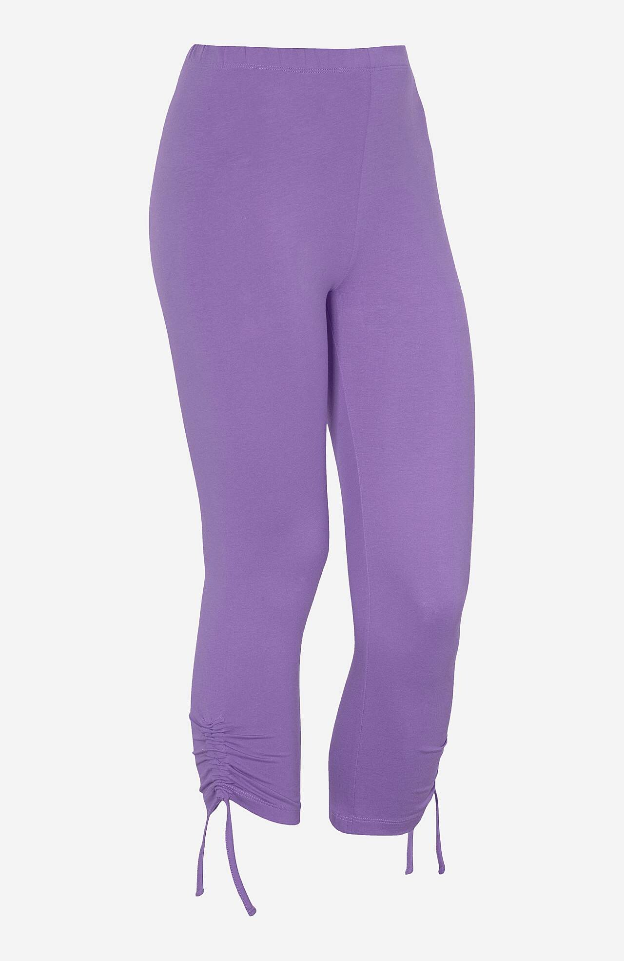 Caprileggings med dragsko i bensluten Astrid 2-pack