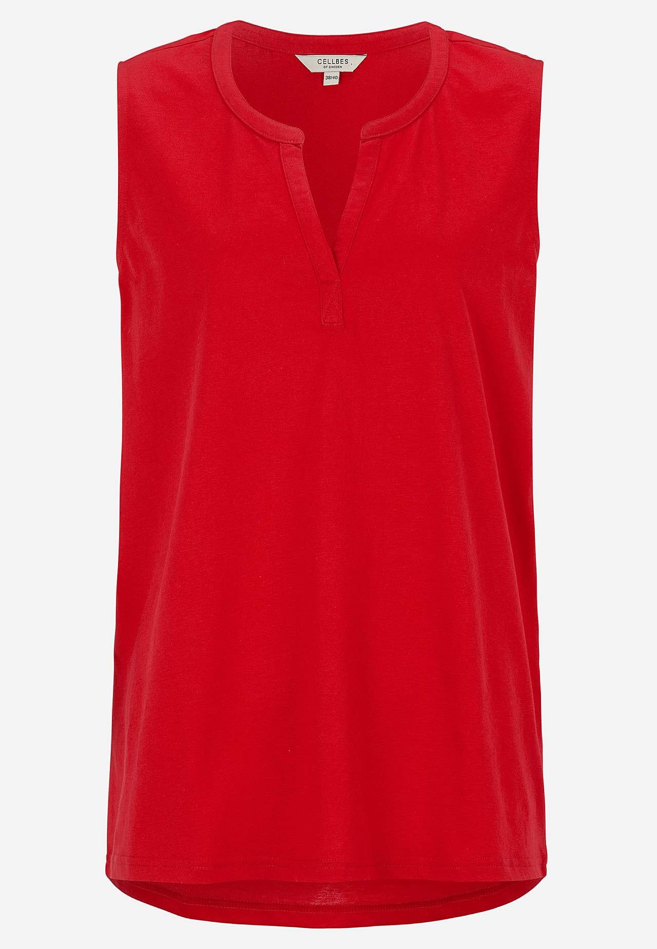 Ärmlös topp i ekologisk bomull 2-pack