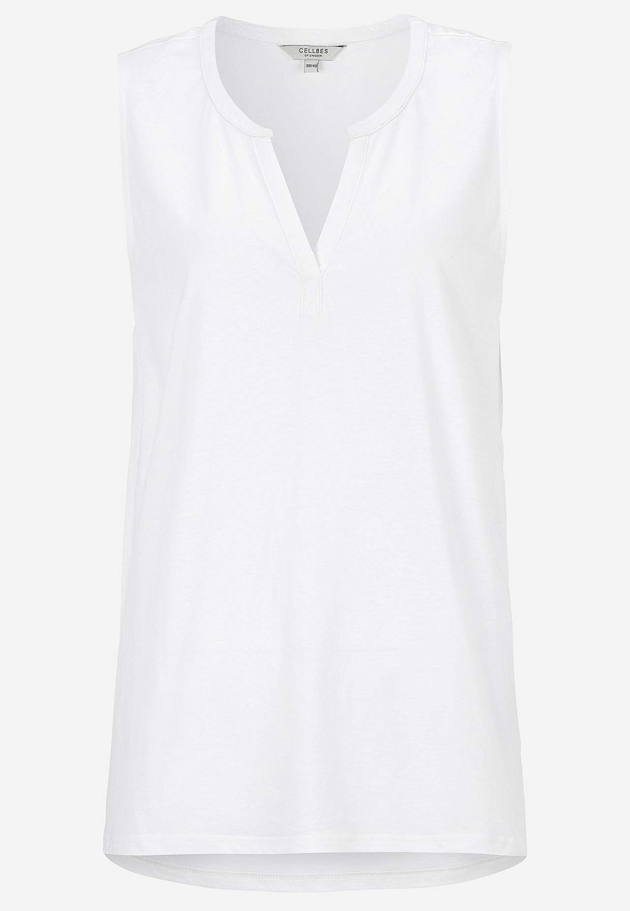 Ärmlös topp i ekologisk bomull 2-pack