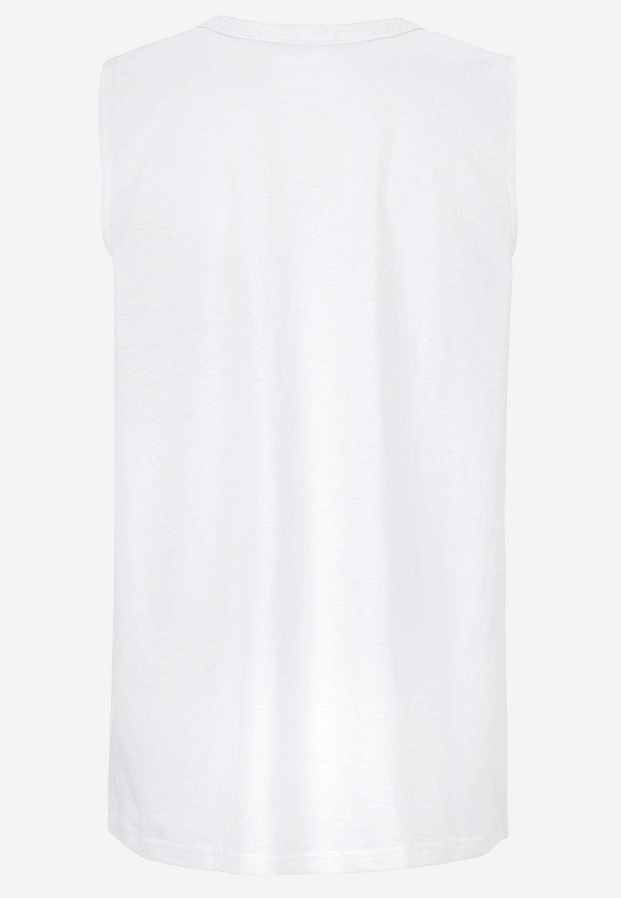 Ärmlös topp i ekologisk bomull 2-pack