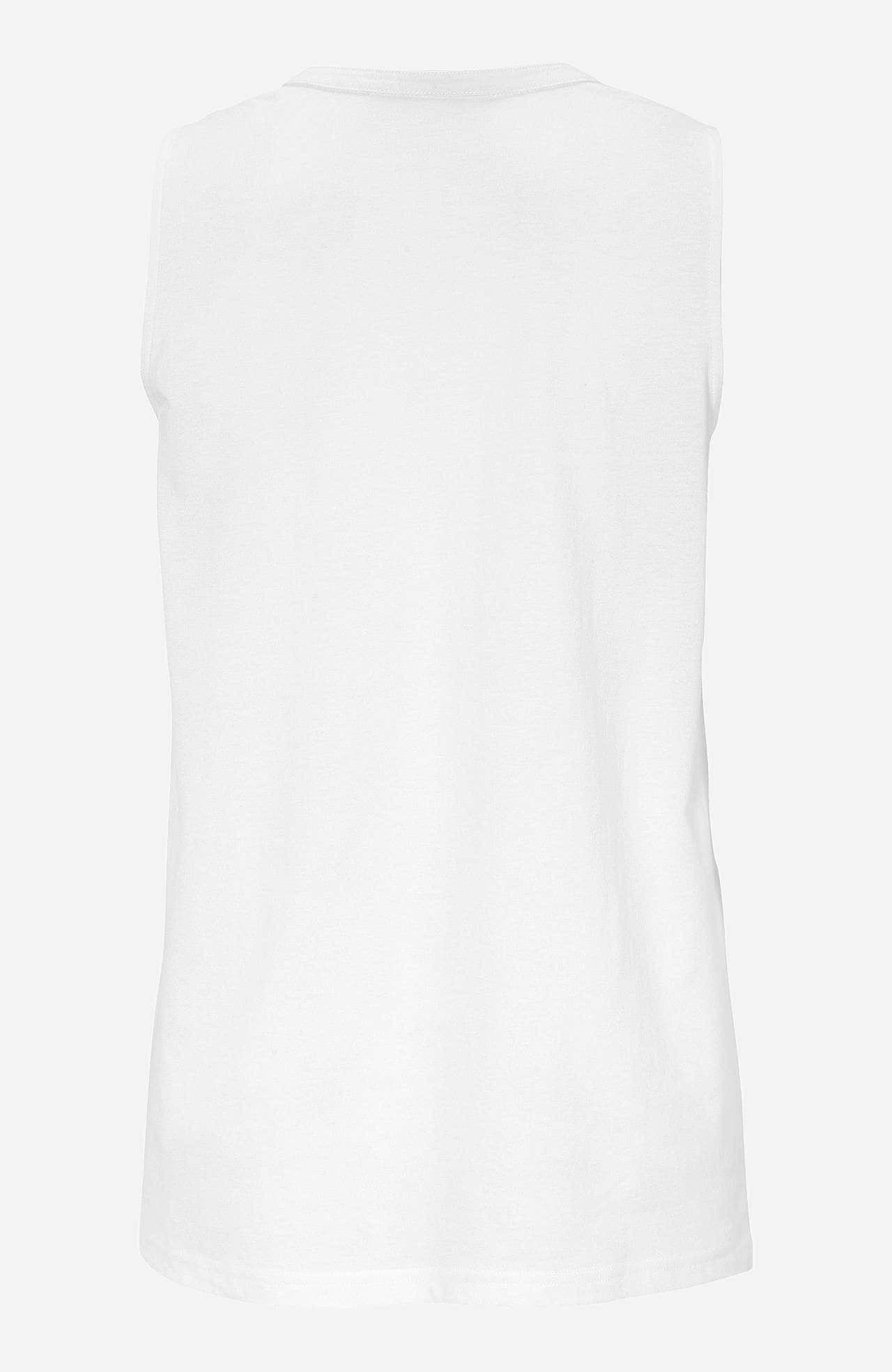 Ärmlös topp i ekologisk bomull 2-pack