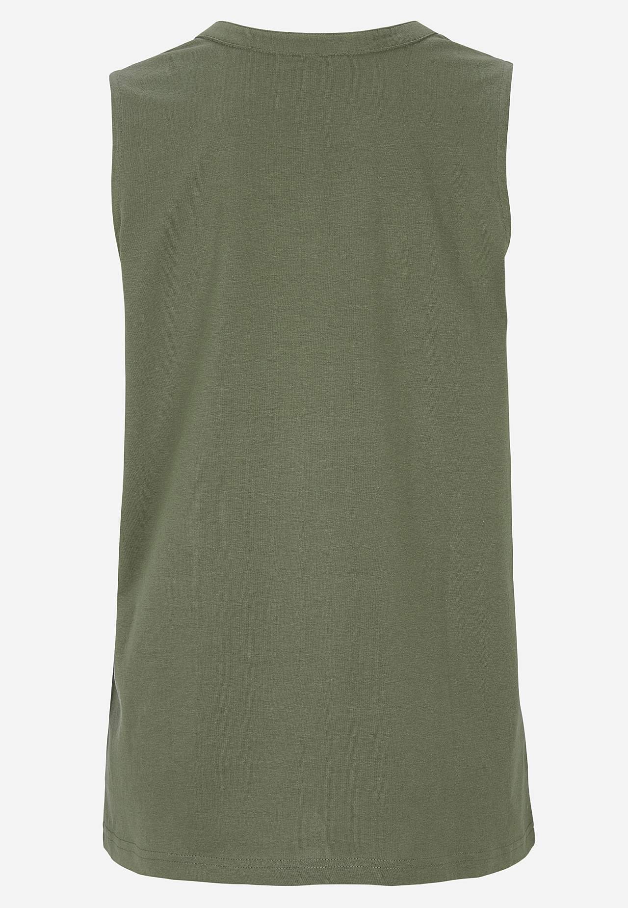 Ärmlös topp i ekologisk bomull 2-pack