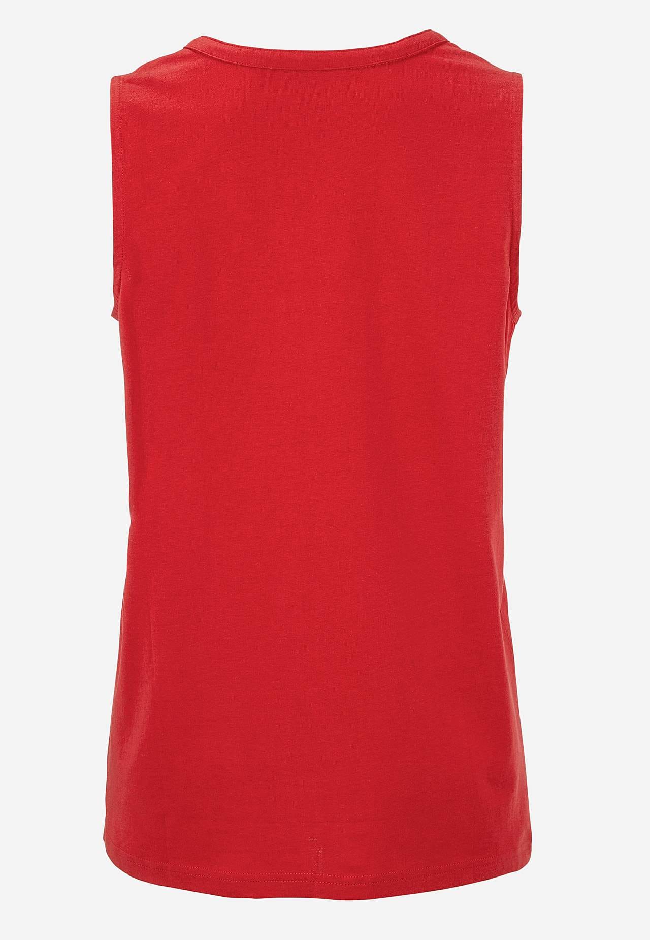 Ärmlös topp i ekologisk bomull 2-pack