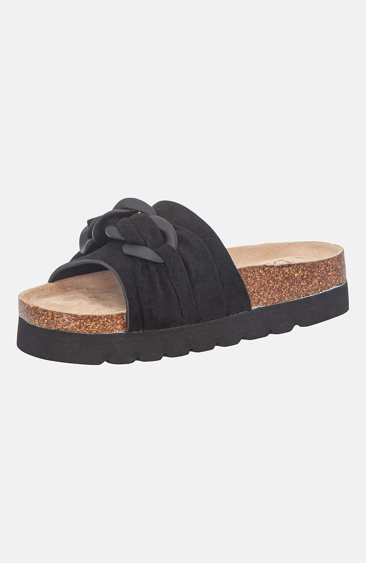 Sandal med dekorativ kedja