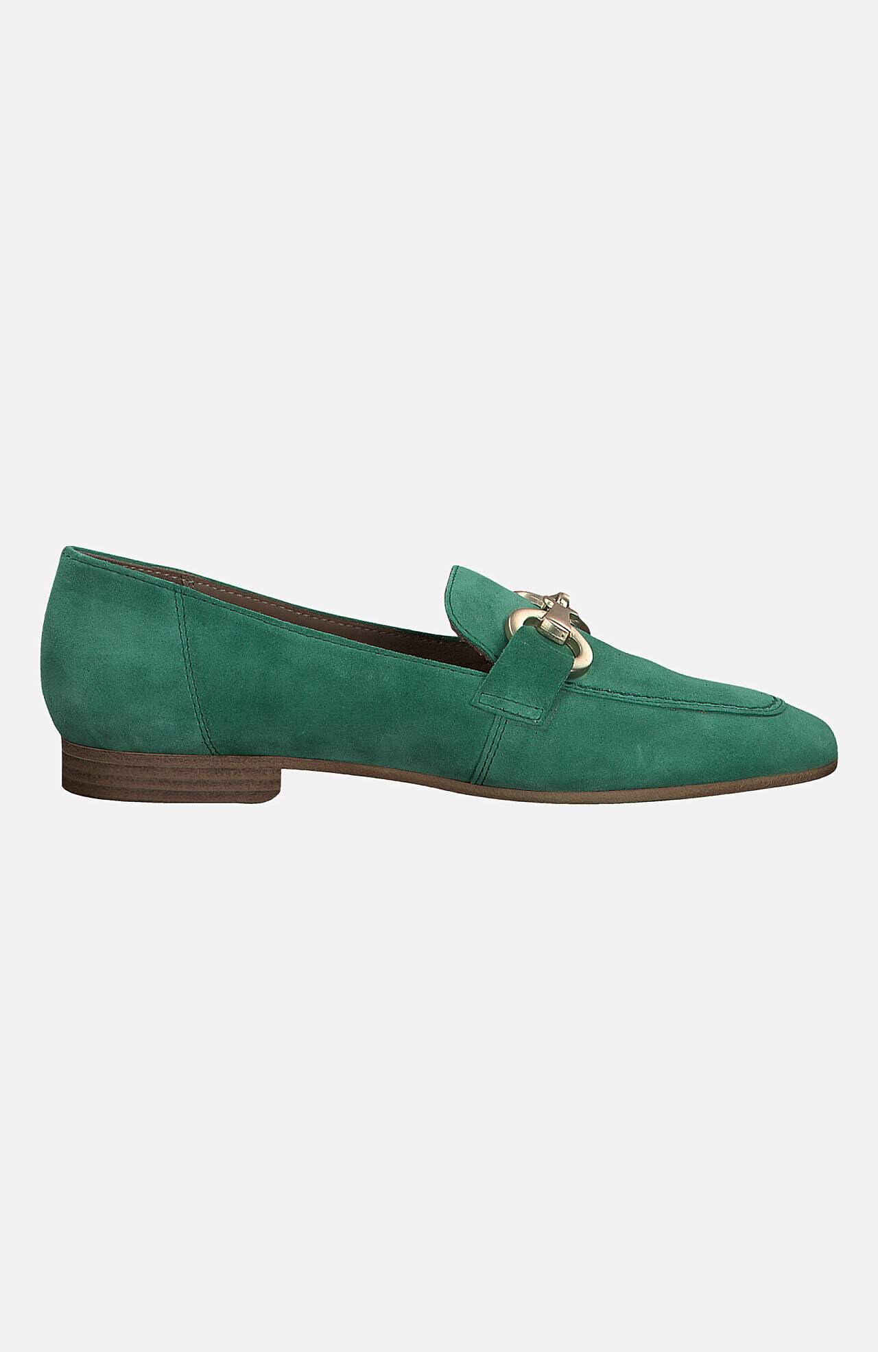 Loafer med spänne