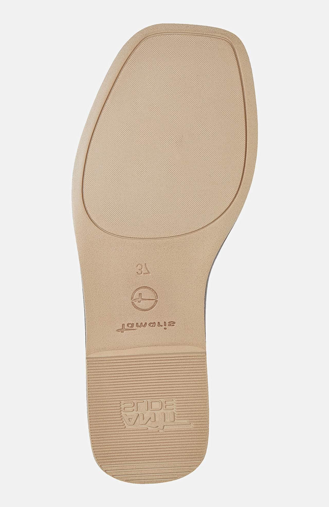 Slip in-sandal i skinn