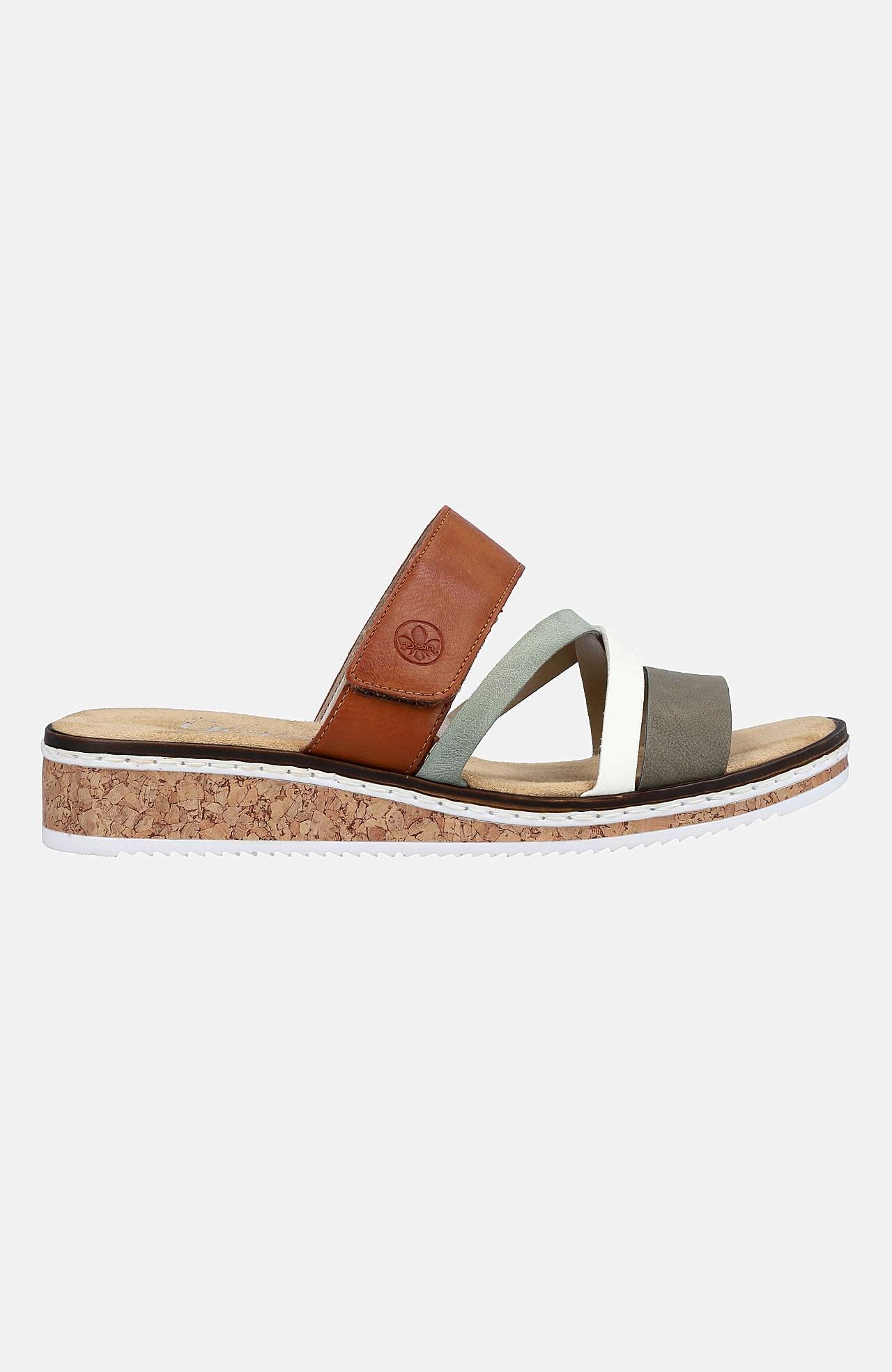 Sandal med olika remmar