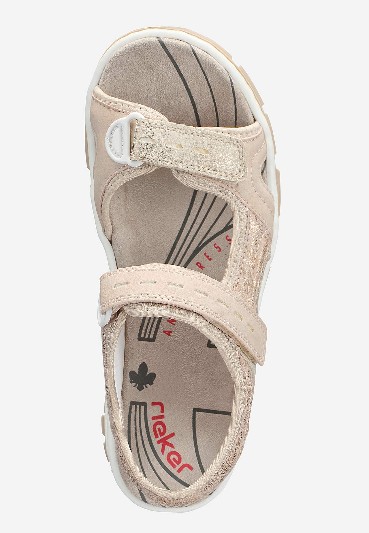 Bekväm sandal med kardborrestängning