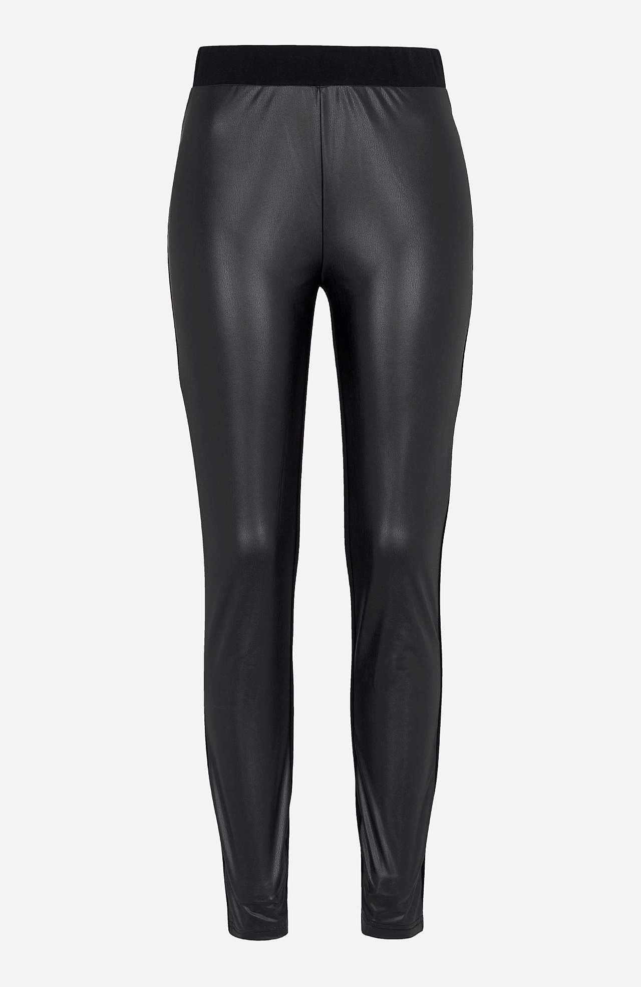 Leggings med coatad framsida