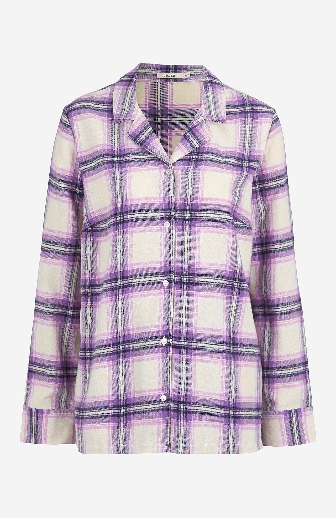 Rutig pyjamas i flanell Felicia