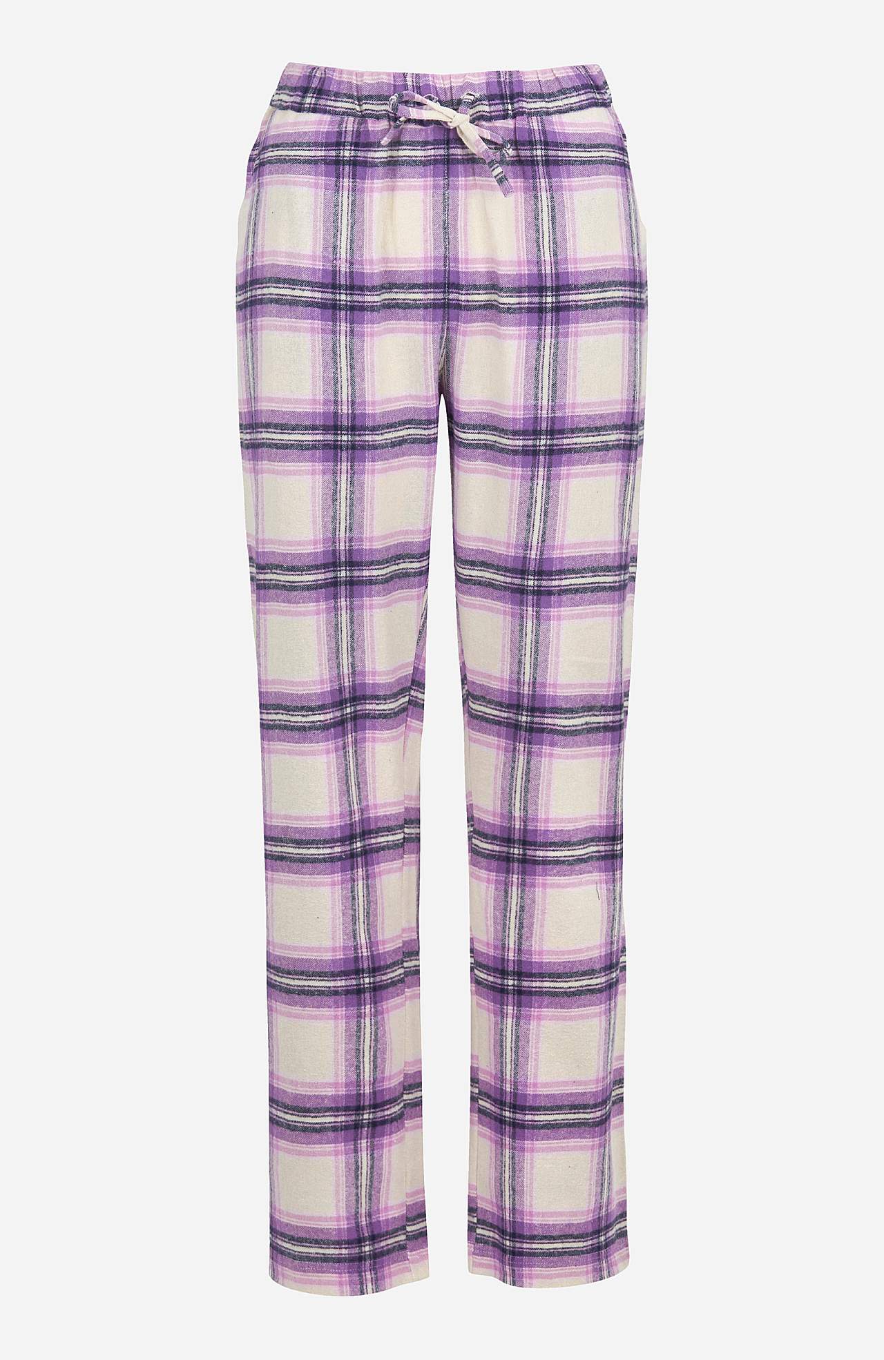 Rutig pyjamas i flanell Felicia